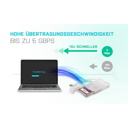 Artikelbild 7 für i-tec® MySafe USB 3.0 Easy Festplattengehäuse, Artikelnummer 661989