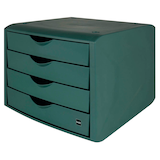 Artikelbild 1 für helit Schubladenbox the green chameleon grün H6429552, DIN A4 mit 4 Schubladen, 1 St., Artikelnummer 823751
