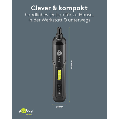 Artikelbild 11 für goobay 77816 Akku-Schrauber-Set, mit 1 Akku, Artikelnummer 779609