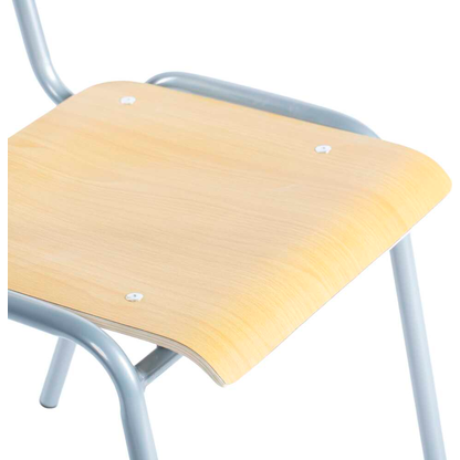 Artikelbild 5 für LÜLLMANN Stapelstuhl 225310 buche, grau Holz, 1 St., Artikelnummer 790669