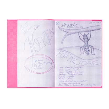 Artikelbild 2 für HERMA Heftumschlag mit Baststruktur rosa Kunststoff DIN A4, Artikelnummer 604344