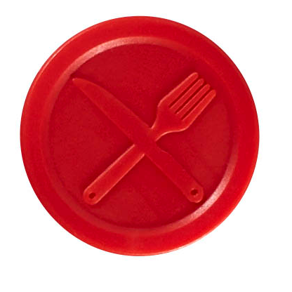 Artikelbild für WOLF & APPENZELLER Wertchips Essen rot, 100 St., Artikelnummer 291031