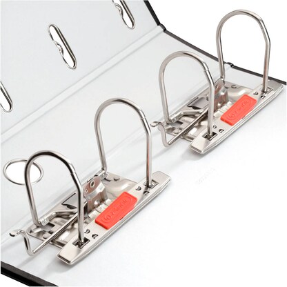 Artikelbild 2 für herlitz Wolkenmarmor-Papier Doppelordner schwarz Karton 7,0 cm, 1 St., Artikelnummer 891628