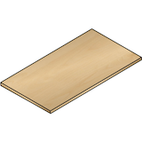 Artikelbild 1 für CP Abdeckplatte königsahorn 80,0 x 42,0 x 2,5 cm, Artikelnummer 765323