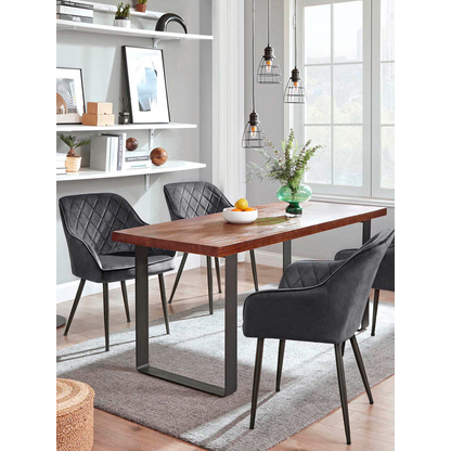 Artikelbild 2 für SONGMICS Sessel dunkelgrau schwarz Stoff 62,5 x 60,0 x 85,0 cm, 1 St., Artikelnummer 290159