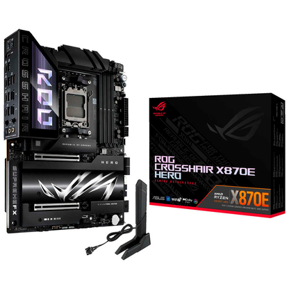 Artikelbild für ASUS ROG CROSSHAIR X870E Mainboard, AM5, ATX, X870, 192 GB, Artikelnummer 685778
