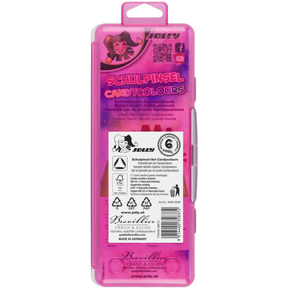 Artikelbild 6 für JOLLY Candy Colours Pinsel-Set Größe 6, 2x 8, 2x 10, 12, Artikelnummer 794168