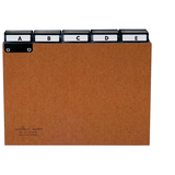 Artikelbild 1 für DURABLE Karteikartenregister A-Z braun, Artikelnummer 814368
