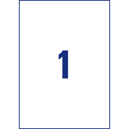 Artikelbild 10 für AVERY Zweckform Folien-Versandetiketten L7567-25 transparent 210,0 x 297,0 mm, 25 Blatt, Artikelnummer 345488