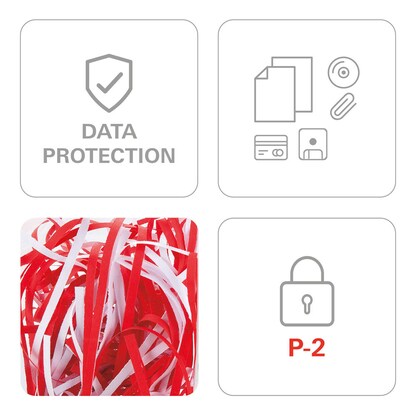 Artikelbild 8 für HSM SECURIO P36i Aktenvernichter mit Streifenschnitt P-2, 3,9 mm, bis 36 Blatt, weiß, Artikelnummer 443491