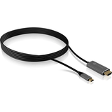 Artikelbild 1 für RaidSonic ICY BOX® USB C/HDMI Kabel IB-CB020-C 1,8 m schwarz, 1 St., Artikelnummer 200976