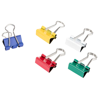 Artikelbild für Gowi Foldbackklammern farbsortiert 1,5 cm, 12 St., Artikelnummer 721371
