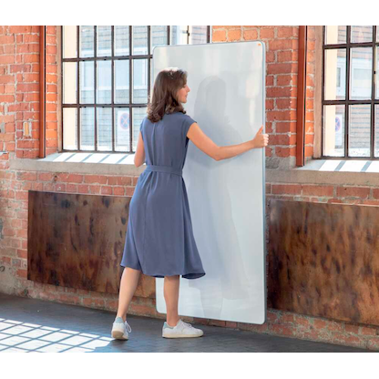 Artikelbild 8 für nobo mobiles Whiteboard Move & Meet 90,0 x 180,0 cm orange, weiß lackierter Stahl, Artikelnummer 784387