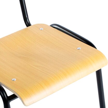 Artikelbild 5 für LÜLLMANN Stapelstuhl 225315 buche, schwarz Holz, 1 St., Artikelnummer 790778