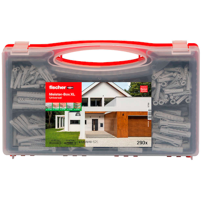 Artikelbild für fischer Meister-Box XL Universal 577159 Universaldübel-Sortiment, 290-teilig, Artikelnummer 812366