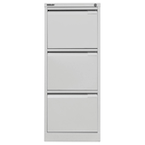 Artikelbild 1 für BISLEY Hängeregistraturschrank lichtgrau 3 Schubladen 41,3 x 62,2 x 101,6 cm, 1 St., Artikelnummer 581405