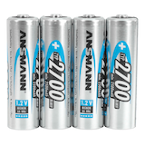 Artikelbild 1 für ANSMANN Akkus maxE Ni-MH Mignon AA min. 2.500 mAh, 4 St., Artikelnummer 890487