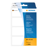 Artikelbild 1 für HERMA Adressetiketten 4300 weiß 88,0 x 35,0 mm, 250 Etiketten , Artikelnummer 704445