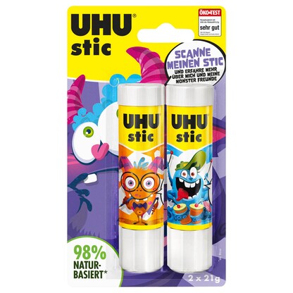 Artikelbild 2 für UHU MONSTER Klebestifte 21,0 g, 2 St., Artikelnummer 312669