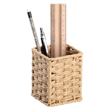 Artikelbild 1 für Zeller Stiftehalter Papiergeflecht natur Papiergeflecht 8,0 x 8,0 x 10,7 cm, Artikelnummer 540223