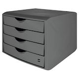 Artikelbild 1 für helit Schubladenbox the green chameleon grau H6429582, DIN A4 mit 4 Schubladen, 1 St., Artikelnummer 823817