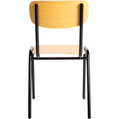 Artikelbild 3 für LÜLLMANN Stapelstuhl 225315 buche, schwarz Holz, 1 St., Artikelnummer 790778