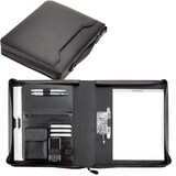 Artikelbild 1 für Alassio Ringbuchmappe BERGAMO Lederimitat DIN A4 schwarz, Artikelnummer 899104