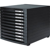 Artikelbild 1 für HAN Schubladenbox Contur schwarz 1510-13D, DIN B4 mit 10 Schubladen, 1 St., Artikelnummer 197131