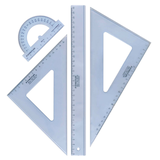 Artikelbild 1 für STAEDTLER Lineal-Set Mars® 569 blau, Artikelnummer 272553