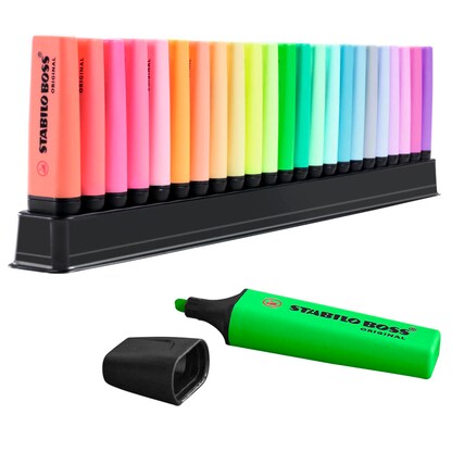 Artikelbild für STABILO BOSS ORIGINAL ARTY Textmarker farbsortiert, 23 St., Artikelnummer 903734