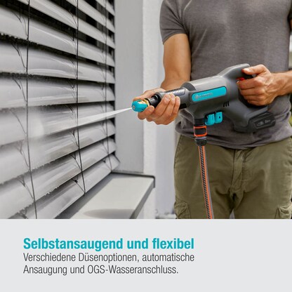 Artikelbild 12 für GARDENA AquaClean 24/18V P4A Solo Akku-Druckreiniger 18,0 V, ohne Akku, Artikelnummer 212447