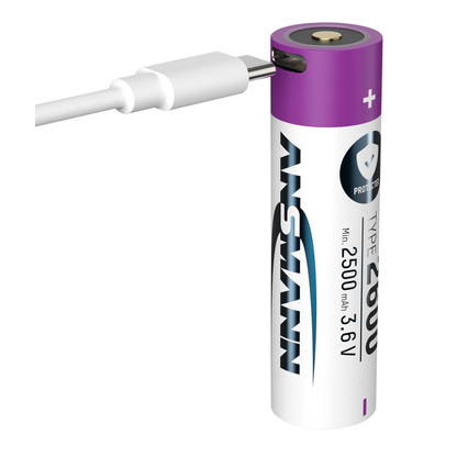 Artikelbild 2 für ANSMANN USB-Akku USB-C Li-Ion 18650 2.600 mAh, 1 St., Artikelnummer 216107