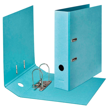 Artikelbild 3 für FALKEN PURE Pastell Ordner Vanille-Gelb, Flamingo-Pink, Himmel-Blau Karton 8,0 cm DIN A4, 10 St., Artikelnummer 265072