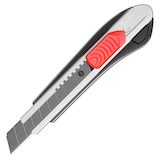 Artikelbild 1 für Hansa Cuttermesser HP-101.18 schwarz 18 mm, 1 St., Artikelnummer 372039