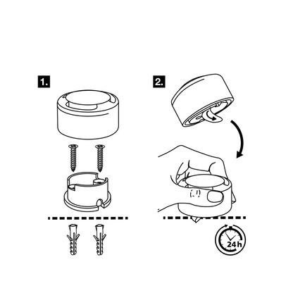 Artikelbild 4 für WAGNER® design yourself EH 5171 Türstopper Zinkdruckguss, Kautschuk Ø 5,0 cm, Artikelnummer 420028