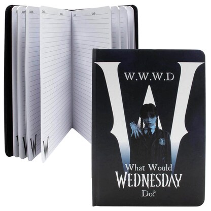 Artikelbild für BlueSky Notizbuch Wednesday - WWWD DIN A5 liniert, Wednesday Hardcover, 1 St., Artikelnummer 416729