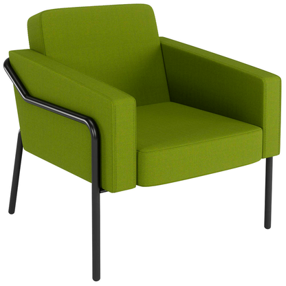 Artikelbild für medso powered by PAPERFLOW Sessel MEDSO L grün schwarz Kunststoff 75,0 x 74,3 x 73,6 cm, 1 St., Artikelnummer 522545
