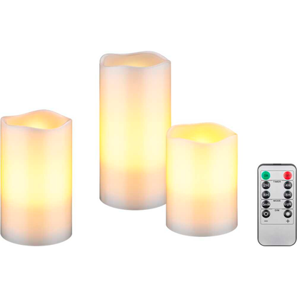Artikelbild für goobay LED-Kerzen weiß, 3 St., Artikelnummer 725479