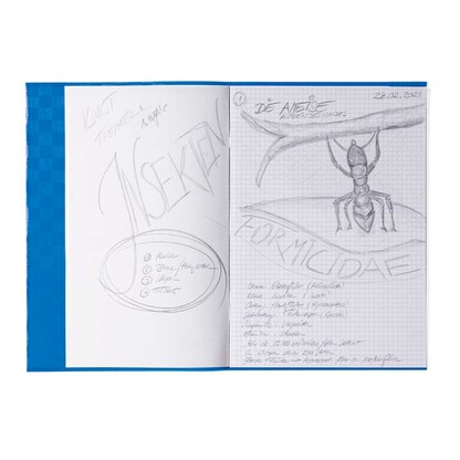 Artikelbild 2 für HERMA Heftumschlag mit Baststruktur dunkelblau Kunststoff DIN A4, Artikelnummer 547974