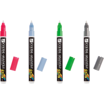 Artikelbild 3 für folia METALLIC EFFECTS Kreidemarker farbsortiert 1,0 - 2,0 mm, 5 St., Artikelnummer 314631
