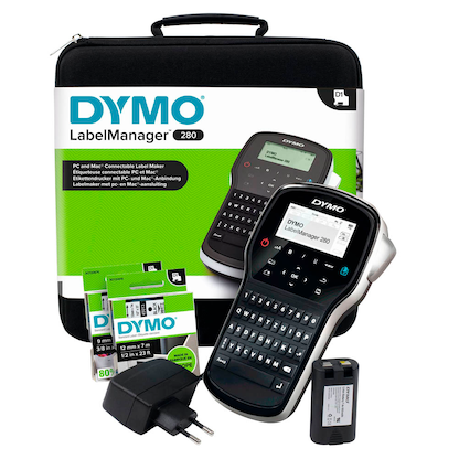 Artikelbild für DYMO LabelManager 280 Set Beschriftungsgerät schwarz, Artikelnummer 106369