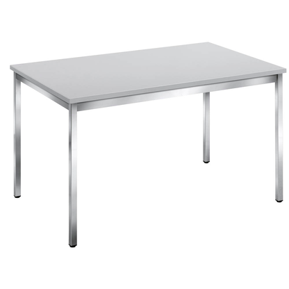 Artikelbild für SODEMATUB Mehrzwecktisch lichtgrau rechteckig, Vierkantrohr chrom, 120,0 x 80,0 x 74,0 cm, Artikelnummer 659540