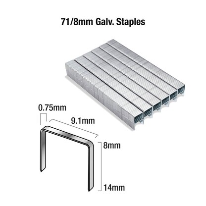 Artikelbild 4 für TACWISE™ Tackerklammern Typ 71/8mm, 0368 8 mm, 20.000 St., Artikelnummer 584746