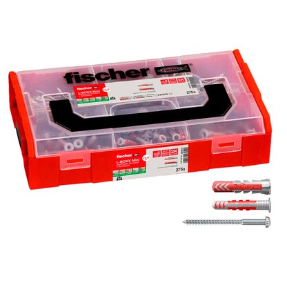 Artikelbild für fischer L-Boxx mini DuoPower und DuoSeal 561472 Dübel- und Schrauben-Sortiment, 275-teilig, Artikelnummer 480597
