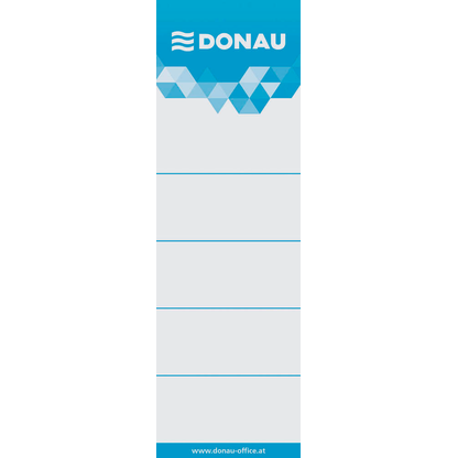 Artikelbild für DONAU Einsteck-Rückenschilder weiß für 7,5 cm Rückenbreite, 20 St., Artikelnummer 190827