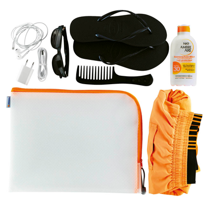 Artikelbild 4 für HERMA Reißverschlussbeutel DIN A4 überbreit transparent/orange, 1 St., Artikelnummer 555117