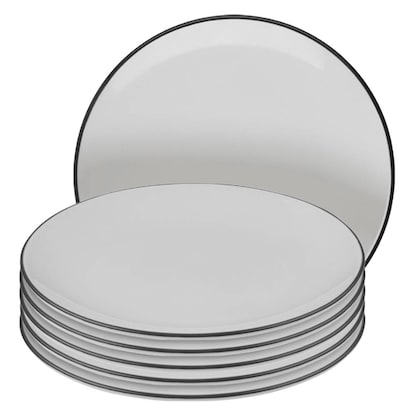 Artikelbild für ID Fine Teller Modest Black Lona grau Ø 30,0 cm, 6 St., Artikelnummer 633667