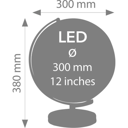 Artikelbild 6 für TROIKA® Leuchtglobus STELLAR LIGHT TOUCH, Artikelnummer 776407