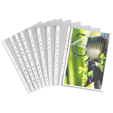 Artikelbild 1 für bene Prospekthüllen DIN A4 glasklar glatt 0,11 mm, 25 St., Artikelnummer 269961