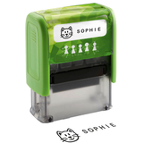 Artikelbild 1 für trodat Textstempel, individualisierbar DeineDingeStempel 8911 selbstfärbend schwarz ohne Logo, 1 St., Artikelnummer 845425